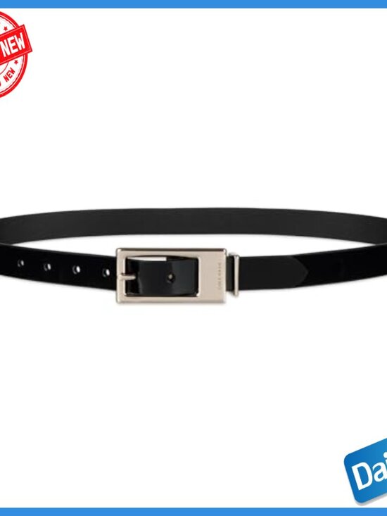 Slim 1-Inch Dress Belt with Elongated Buckle for Jeans and Trousers main image 5